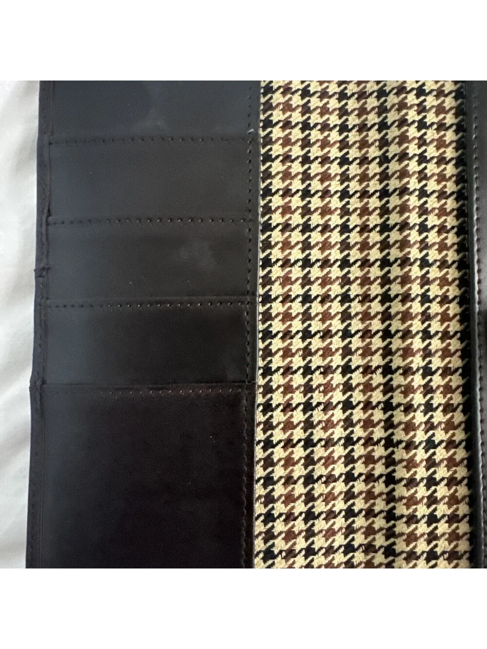 CUTTER & BUCK Brown Leather Travel Wallet Organizer